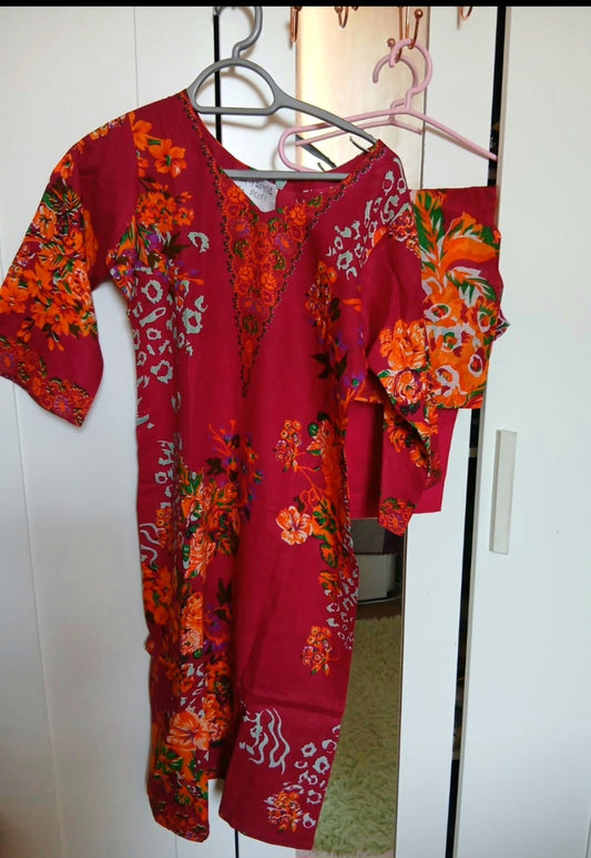 Readymade Cotton Three piece