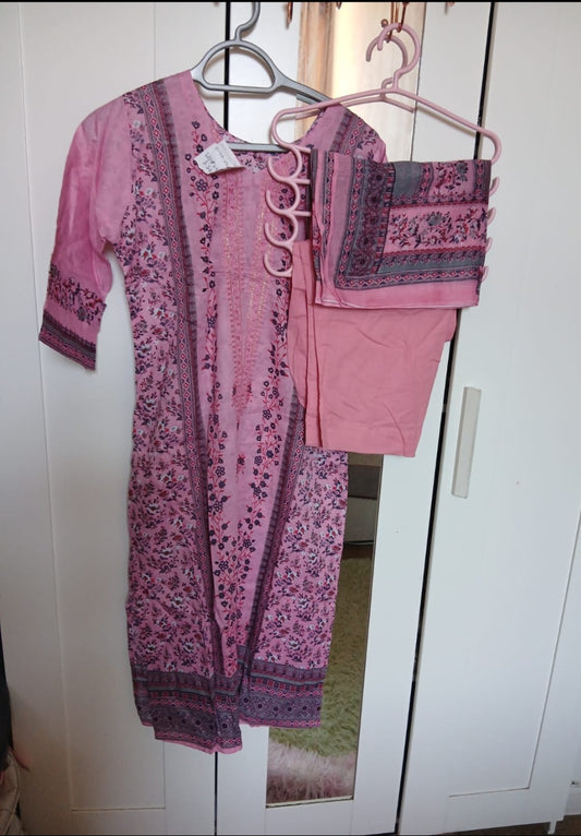 Readymade Cotton Three piece